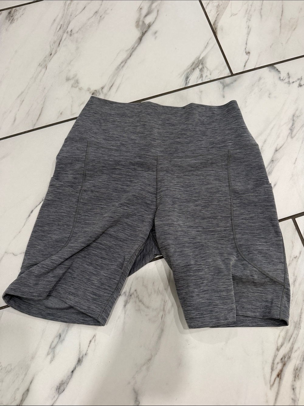 Nike Heather Gray Bike Shorts